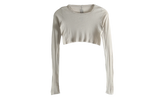 Long Sleeve Crop T-Shirt WMNS "Pearl" RP01F6220 MR 08