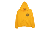 University Logo Zip Up Hooded Sweatshirt "Yellow" DT366
