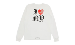 I Love NY Longsleeve T-Shirt "White" CHRM0009