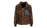 Printed Bandana Fleece Jacket "Brown / Tan" MKF013 242
