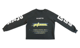 Radical Paper Garden Long-Sleeve Tee "Faded Black" RDCL LS06 FBLK