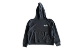 Staggered Logo Hooded Sweatshirt "Black Chrome" EXMJL002 001