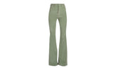 Velour Flare Stack Jeans Pants "Pale Lime" Y0W09458VE PLI