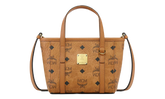 Extra Mini Toni Shopper in Visetos "Cognac" MWPFSMT03CO001