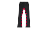 Leather Pant "Red / Black" LSLPBR
