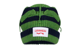Supersized Chunky Ears Beanie "Green / Navy Stripe" 52132703