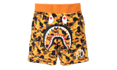 BAPE x XO Shark Sweat Shorts "Orange" BXSSSO