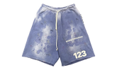 Logo Print Shorts "Blue" 11319 10005RRRLPS BLUE