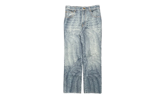 Yayoi Kusama All Over Dots Pumpkin Jeans "Indigo" 1AB60D