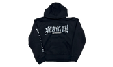 Rhinestone Rebirth Pullover Sweatshirt "Black" RET031