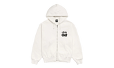Dice Pigment Dyed Zip Up Hoodie "Natural" STUS371