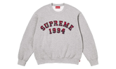 Plaid Arc Crewneck "SS26 - heather grey" SU27410