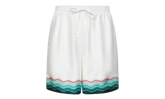 Montagne Ondulee Silk Shorts "White" MPF25 TR 012 03