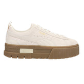 Mayze Brushed Tan Platform Sneakers