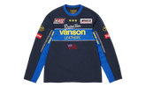 Vanson Leathers® L/S Top "SS26 - Navy" SU27020