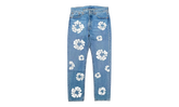 Levi's 501 Cotton Wreath Logo Jeans "Light Wash / Indigo / White" DT303