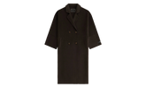 Merra Double Breasted Coat "Dark Brown" khw010217 244