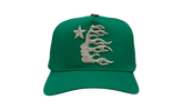 Rhinestone Snapback Hat "Green" HSR143