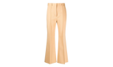 VIRGIN WOOL FLARED TROUSERS "EGGSHELL" RW TR0014 4885 P23 004