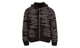 Scripture Zipper Pullover "Coal" 1110380002FW24