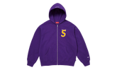 Devil S Logo Zip Up Hooded Sweatshirt "SS26 - Purple" SU27311