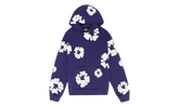 Cotton Wreath Hooded Sweatshirt "Purple" DT376
