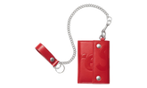 Leather Chain Wallet "SS25 - Red" SU27225
