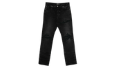 Leather Straight MX1 Jean "Vintage Black" AMDNGH1086 097