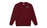 Embroidered Crewneck "Burgundy" PF22SW01012800