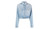 Toy Box Bleach Crop Jacket WMNS "Blue" OWYE041S23DEN0014000