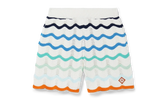 Gradient Wave Crochet Shorts "Orange / Multicolor" MS25 KW 981 01 MULT