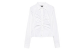 Ruched Shirt WMNS "White" 850785 TSM19 9000