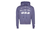 Property Print Cotton Hoodie "Purple" GD079