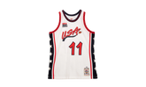NBA Karl Malone Authentic Jersey "1996 USA Dream Team - White" AJY4CP20042 USAWHIT96KMA