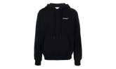 Helvetica Slim Hoodie "Black" OMBB097C99FLE0071001