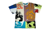 Retouche Reworked Short Sleeve Tee Shirt "Multicolor" GD116