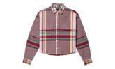 Fade LS Cropped "Purple Plaid" M3012 NPPS226