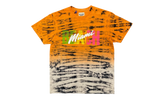Miami Beach Logo Short Sleeve Tee Shirt "Tie Dye Orange Multi" GDMSBESSTSOB