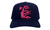 OG Logo Snapback Hat "Navy / Pink" HSR224