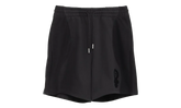 Squash Logo Flock Shorts "Black" MSS26JTR36901