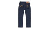 DT Metallic Gold Script 501 "Selvedge" DT398