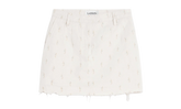 LINEN EMBROIDERED MINI SKIRT "Ecru" RW ST0203 D061 E23 02