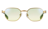 Detroit Player Jacques Cartier Edition 24KT "Yellow Gold / Powder Green Flash Blue" JCDP2 0004 11C8