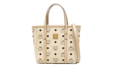 Mini Toni Shopper in Visetos "Beige / Black" MWPAATN04I8001