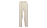 Elasticated-Waist Corduroy Trousers "White" MON05