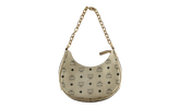 Aren Vi Hobo Bag "BEIGE/BLACK - Small" MWHFATA02 BEIGEBLACK