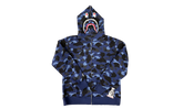 Color Camo Shark Full Zip Hoodie "Navy Blue" BCCSFZUHSB