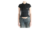Cropped Polo T-Shirt WMNS "Washed Black" 850360 TTVM9 6552