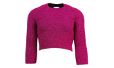 Cropped Crewneck Sweater "Pink Metallic" 482209 T6092 4407