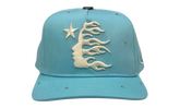 OG Logo Rhinestone Snapback Hat "Baby Blue" HSR103
